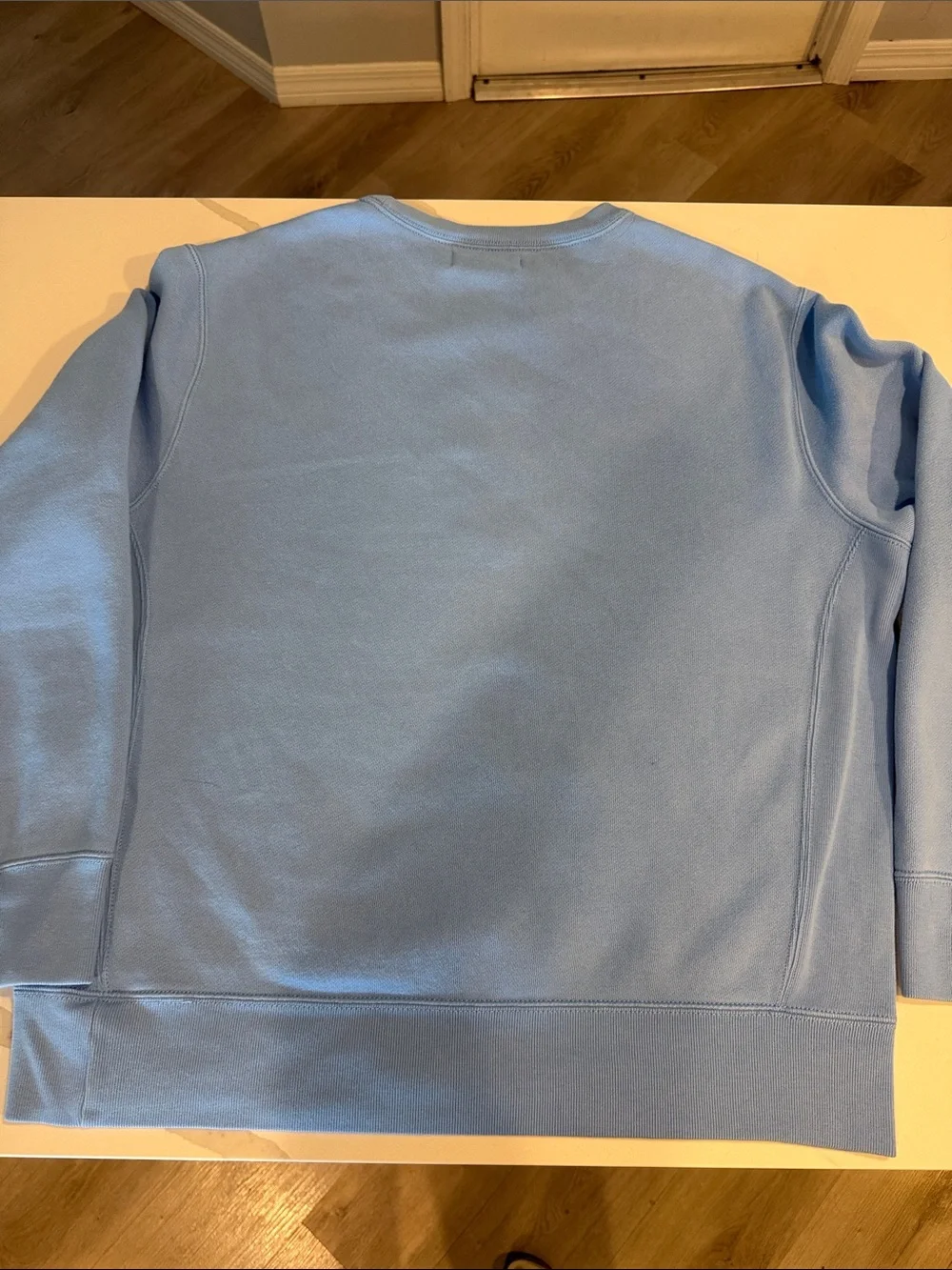 Polo by Ralph Lauren Sky Blue Crewneck Sweater with Yellow Pony